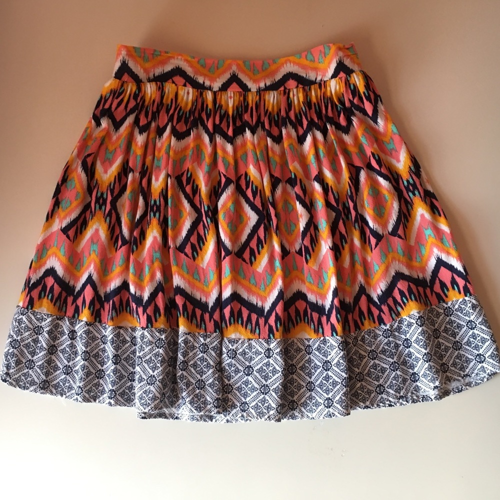 High Waisted Printed Skirt🍊